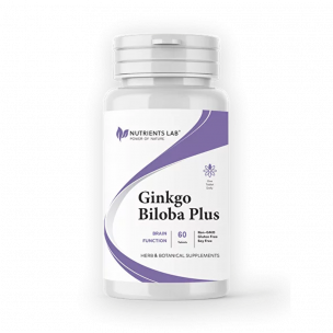 Nutrients lab Ginkgo Biloba Plus, 60 таблеток