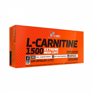 Olimp Sport Nutrition L-carnitine 1500 Extreme Mega Caps, 120 капсул