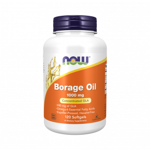 NOW Borage Oil 1000 mg, 120 капсул
