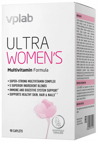 VP Laboratory Ultra Women&rsquo;s Multivitamin Formula, Ультра Вуменс Мультивитамин Формула, 90 капсул
