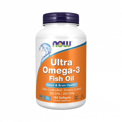 NOW Ultra Omega-3, 180 капсул