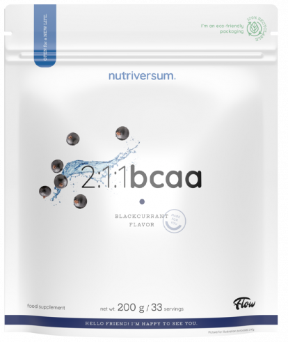 Nutriversum BCAA 2:1:1, БЦАА 2:1:1, 200 грамм