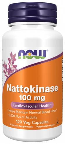 NOW Nattokinase, Наттокиназа, 120 капсул