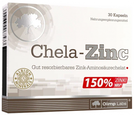 Olimp Labs Chela-Zinc, Хела-Цинк, 30 капсул