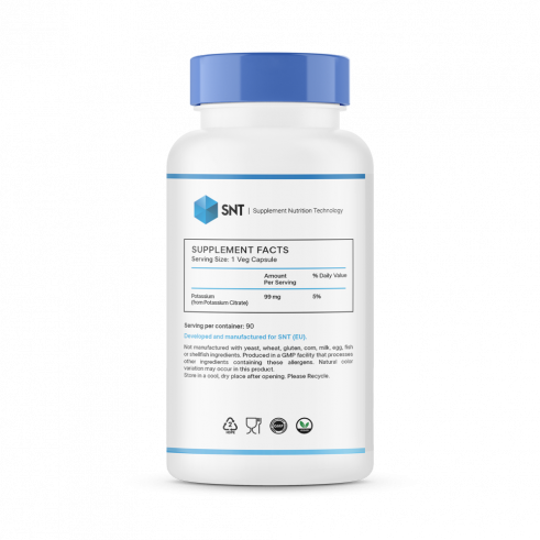 SNT Potassium citrate, Потассиум цитрат, 90 капсул