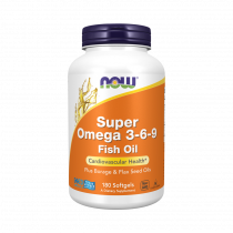 NOW Super Omega 3-6-9 1200 mg, Супер Омега-3-6-9 1200 мг, 180 капсул