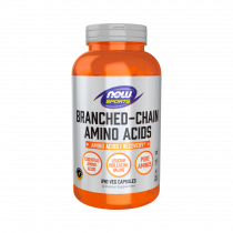 NOW Branched Chain Amino Acids, БСАА, 240 капсул