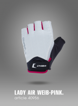 Chiba Перчатки женские Lady Air 40956 бел/роз/черн